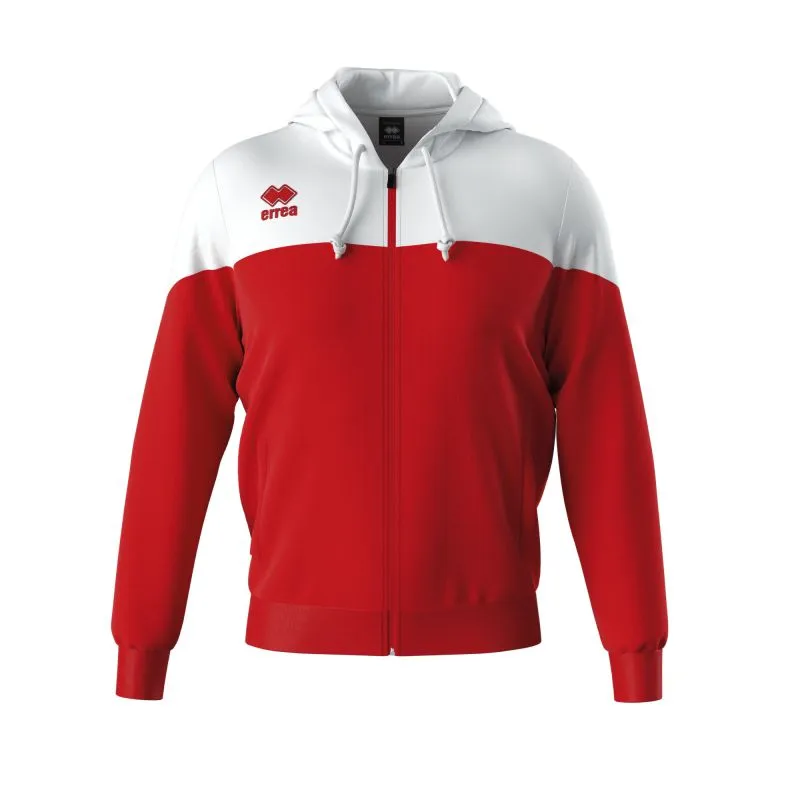 ERREA BEN ZIP UP HOODIE RED WHITE