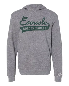 Eversole Script Youth Grey Hoodie