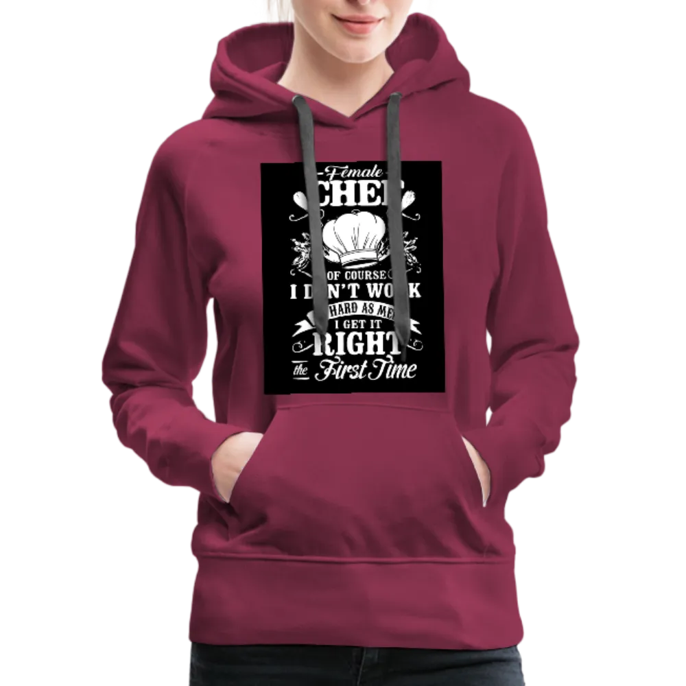 Female Chef Women’s Premium Hoodie