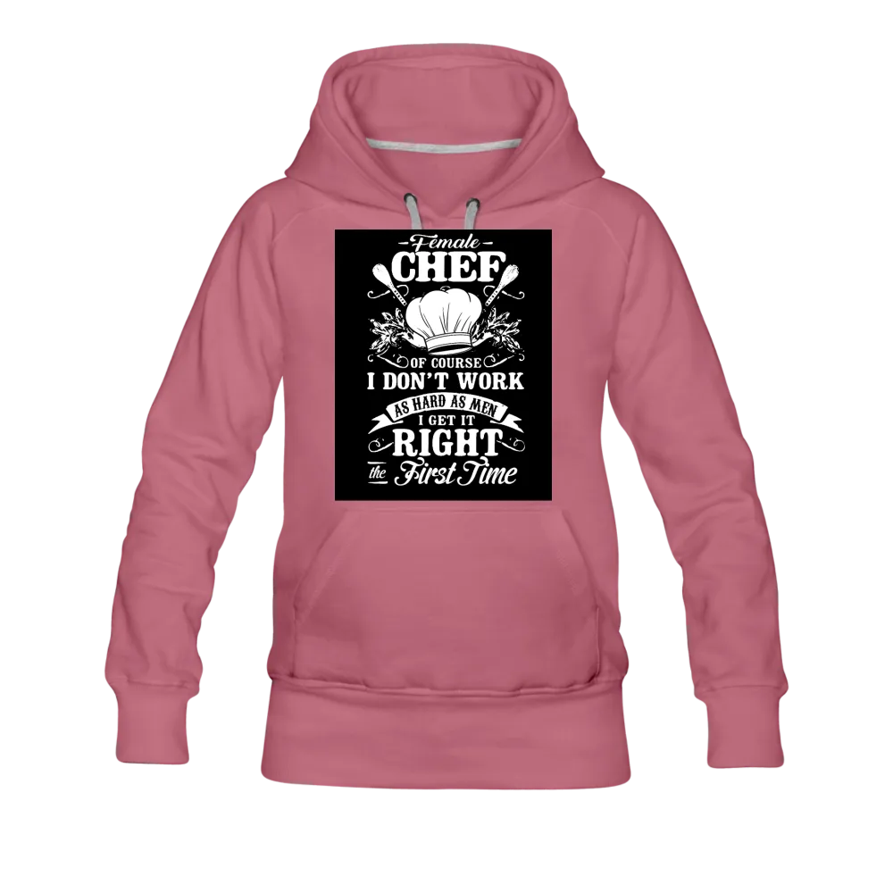 Female Chef Women’s Premium Hoodie