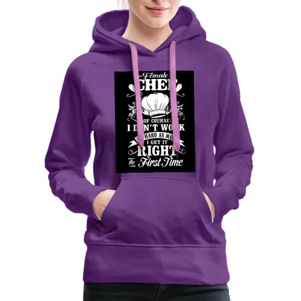 Female Chef Women’s Premium Hoodie