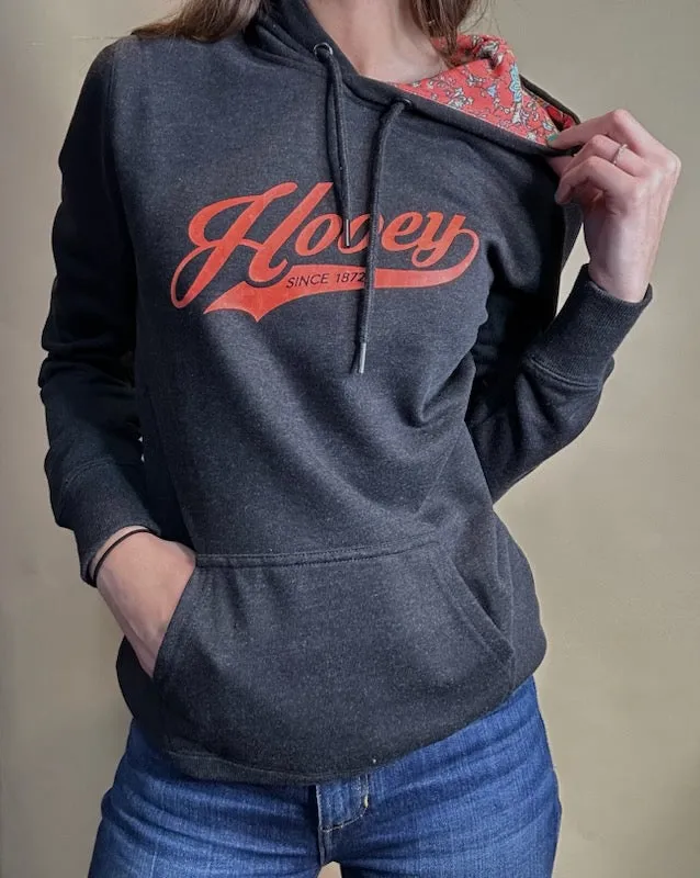 Final Sale ✨ Hooey Prairie Women's Charcoal Hoodie