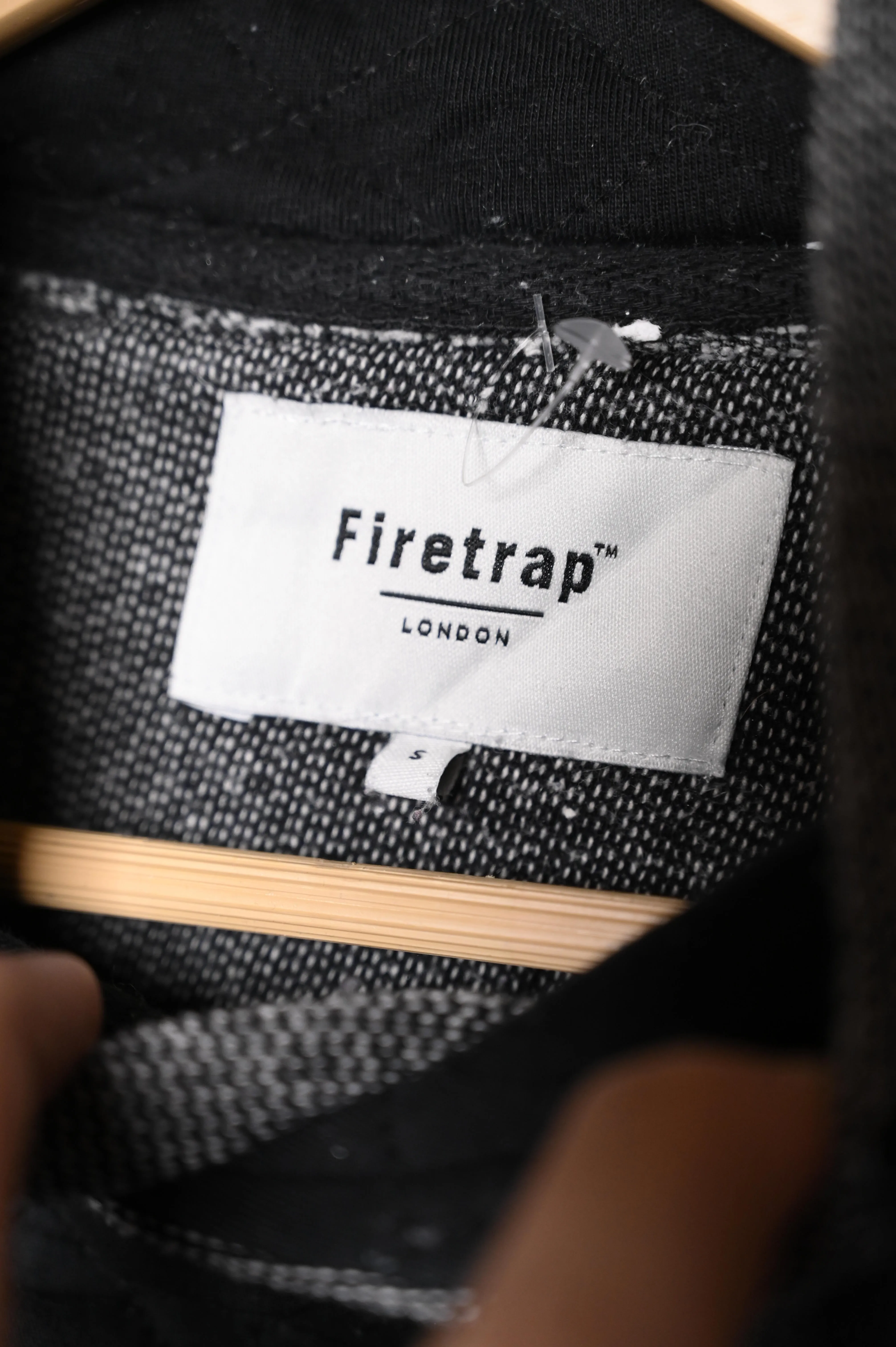 Firetrap Grey Hoodie (Small, Excellent Condition)