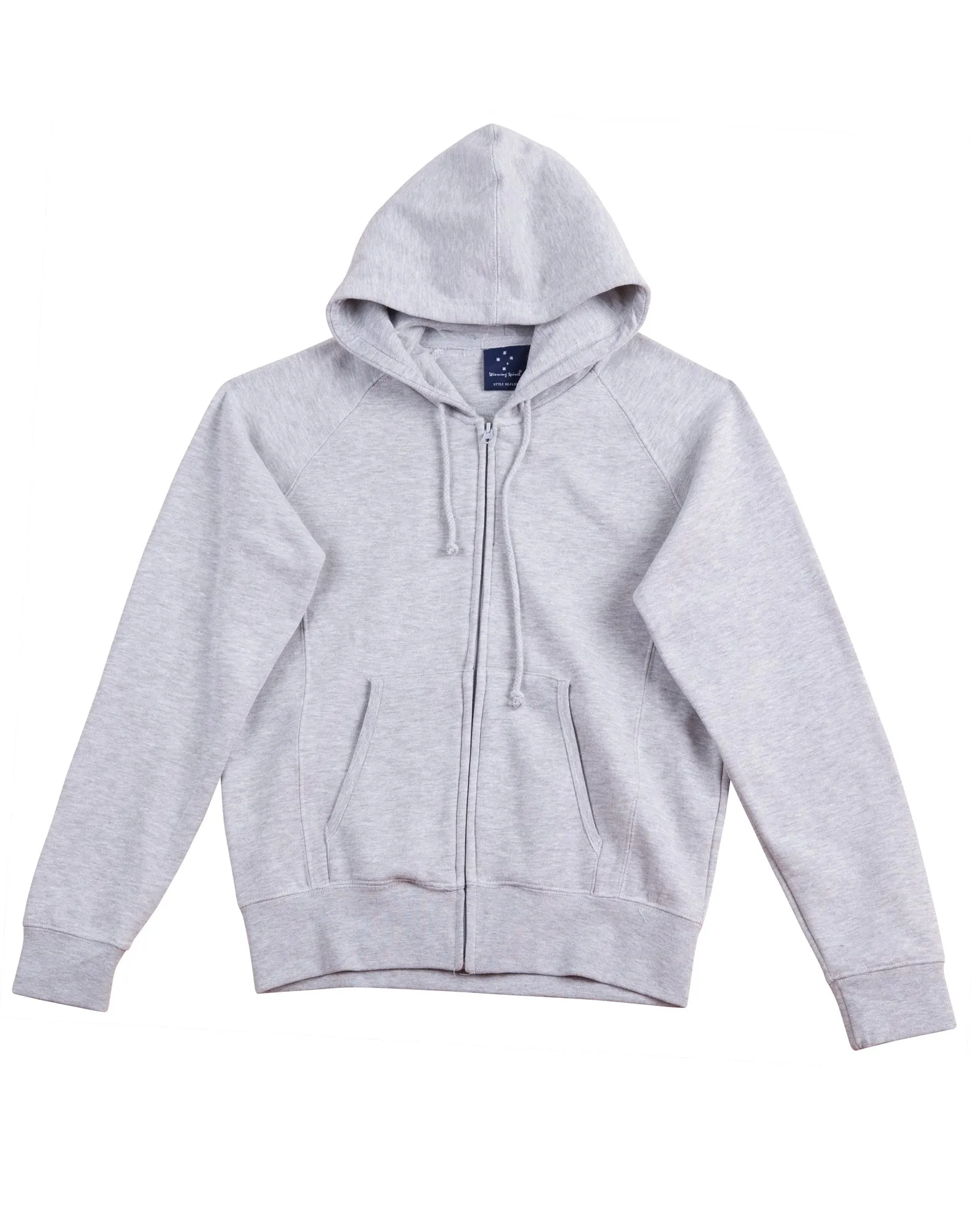 [FL04] Ladies' full-zip fleecy hoodie