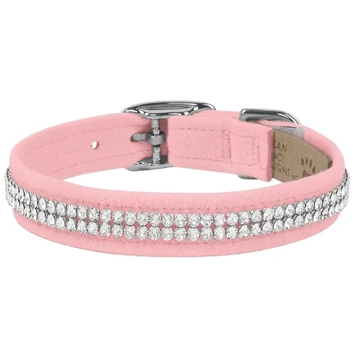 Giltmore 2 Row Collar — Puppy Pink