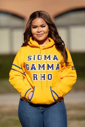 Gold Sigma Gamma Rho Hoodie Unisex