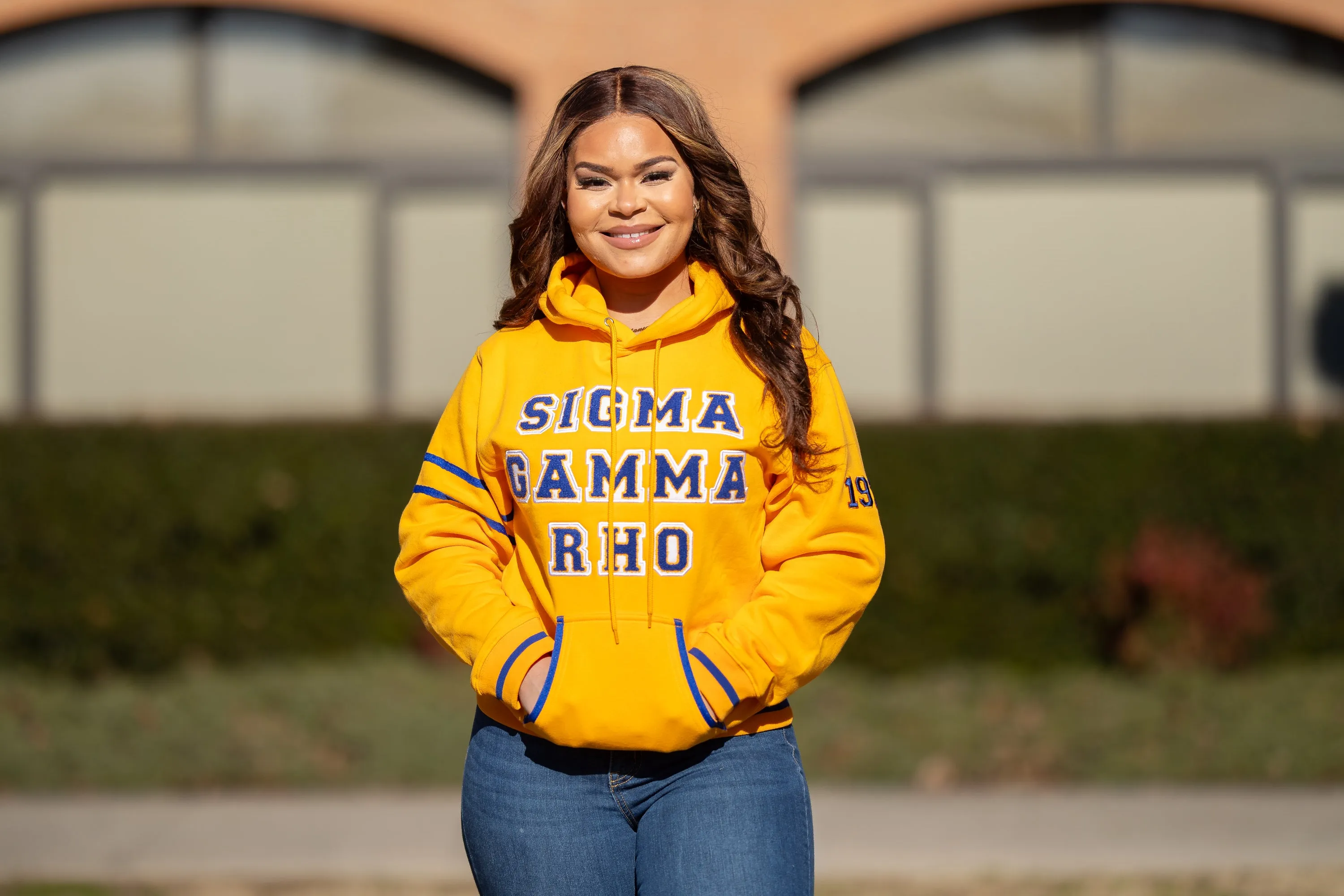 Gold Sigma Gamma Rho Hoodie Unisex