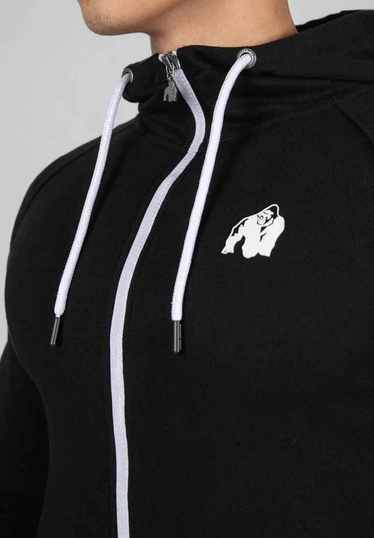 Gorilla Wear Payette Zipped Hoodie - Black