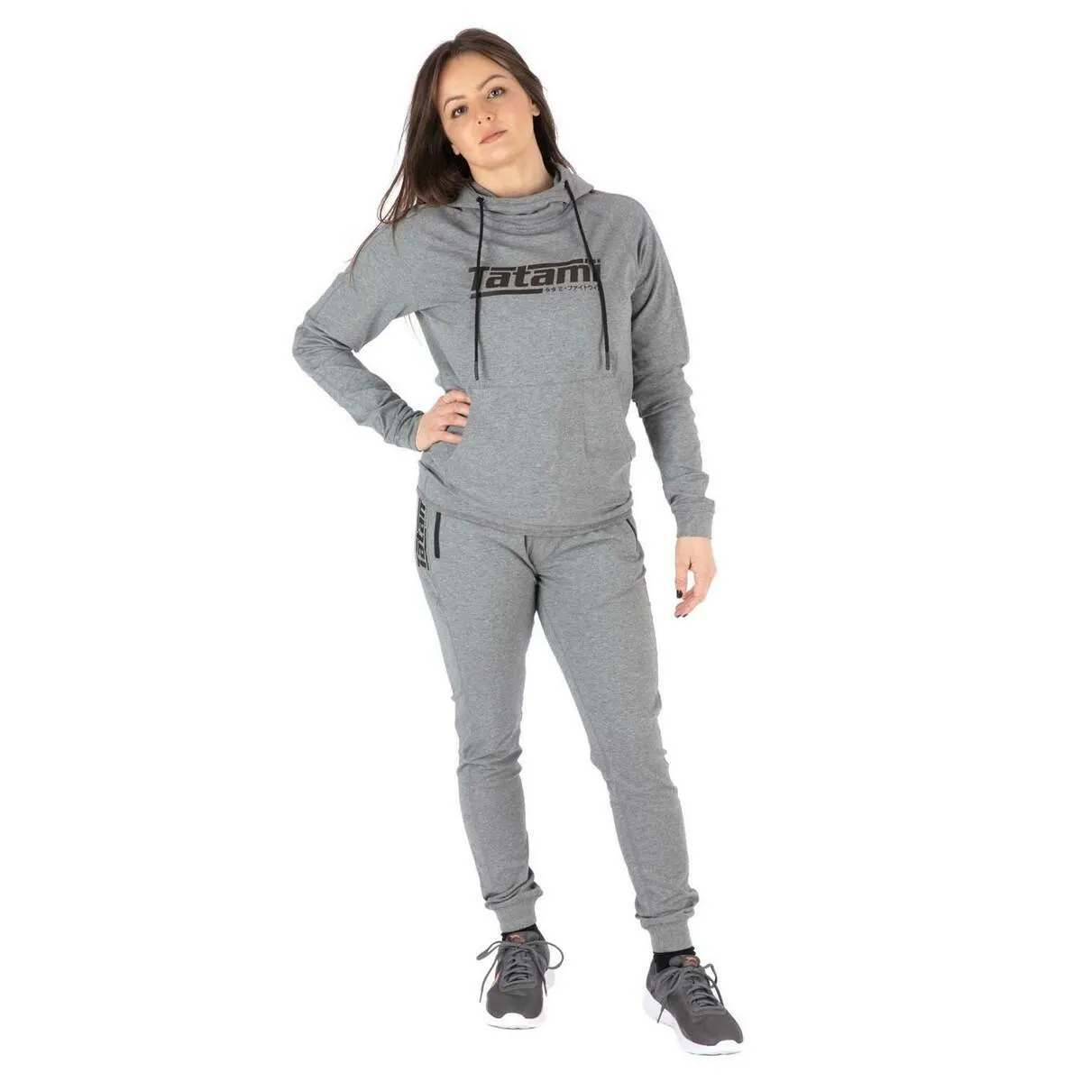 Grey Tatami Ladies Logo Hoodie