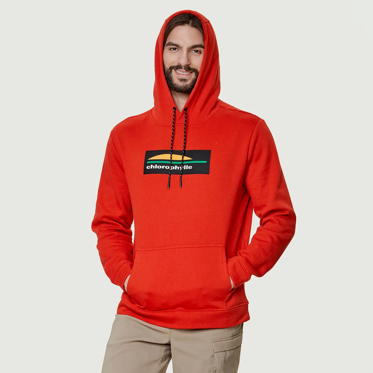 H CHLORO HOODIE - Chandail à capuchon pour hommes - Chlorophylle