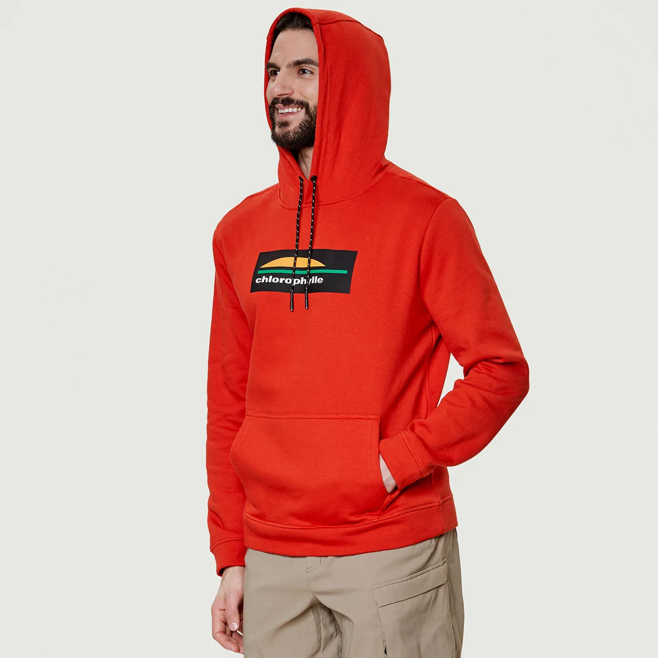 H CHLORO HOODIE - Chandail à capuchon pour hommes - Chlorophylle