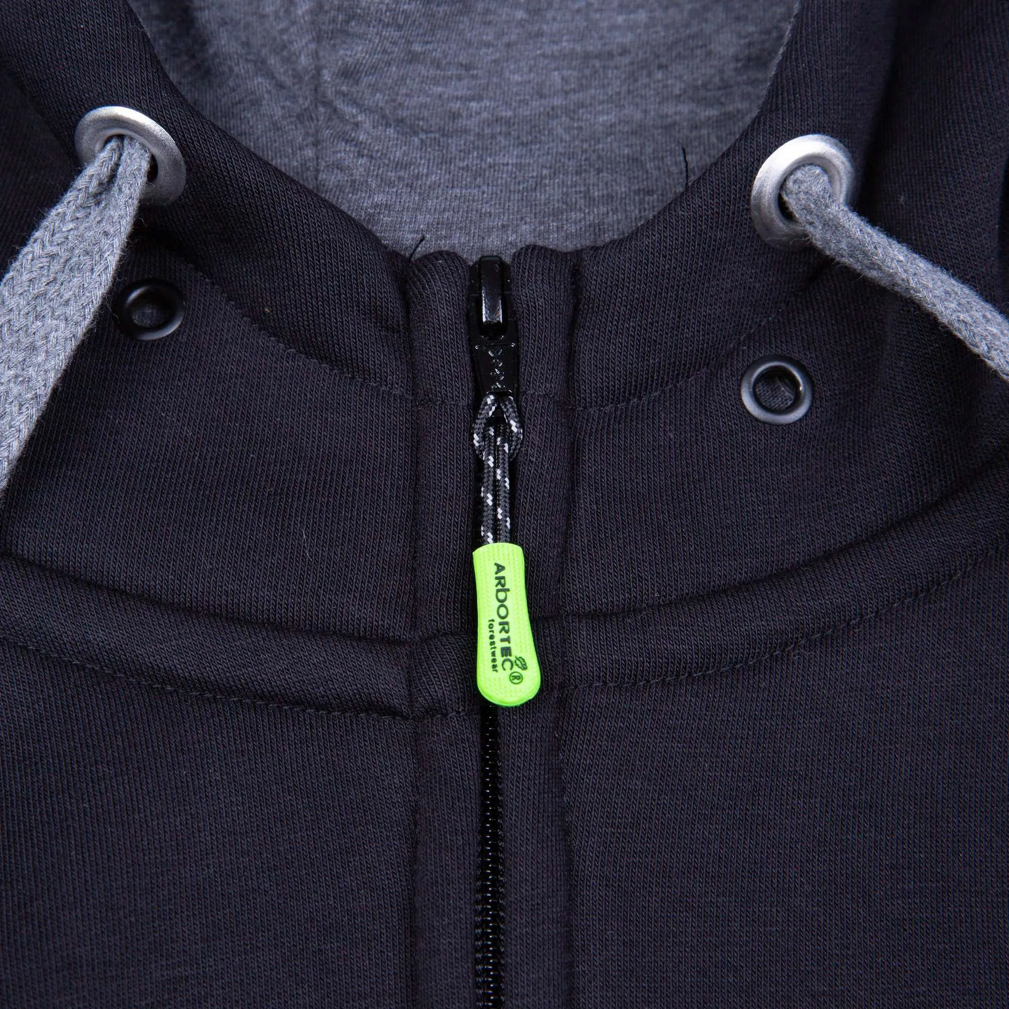 Heritage Zip Hoodie PYL - Black