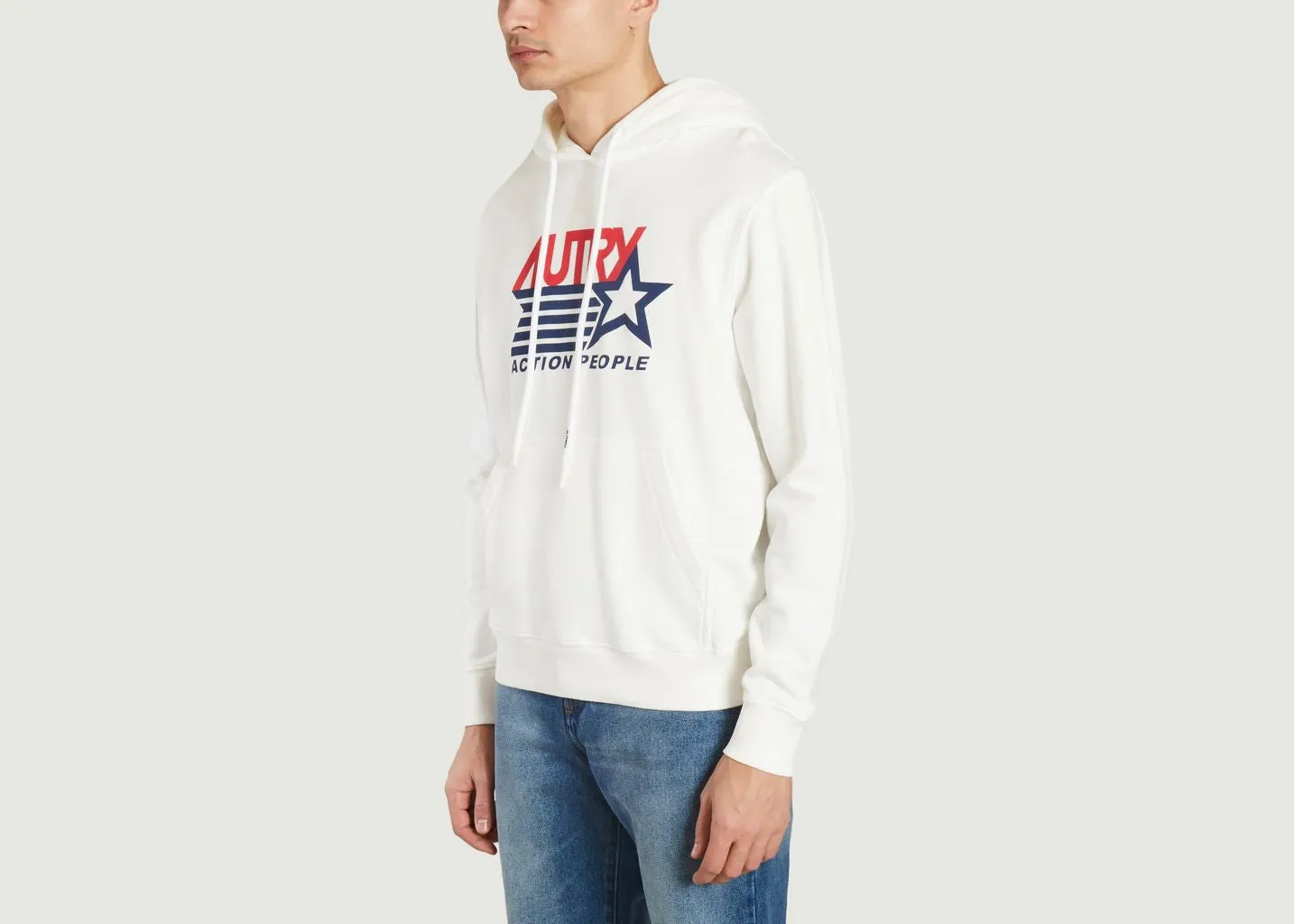 Hoodie Iconique Action - Blanc - Homme