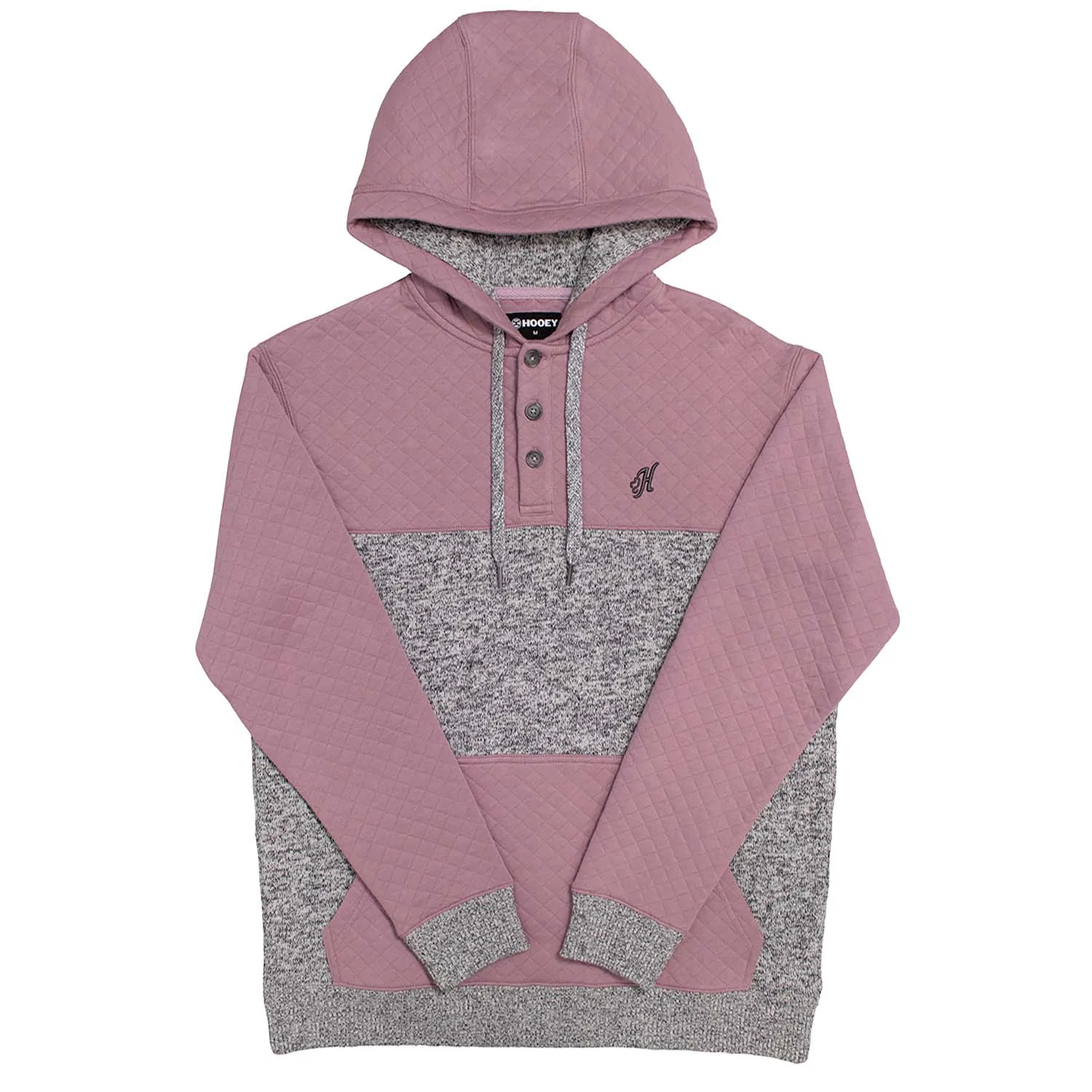 Hooey Jimmy Ladies Hoodie, Purple & Gray