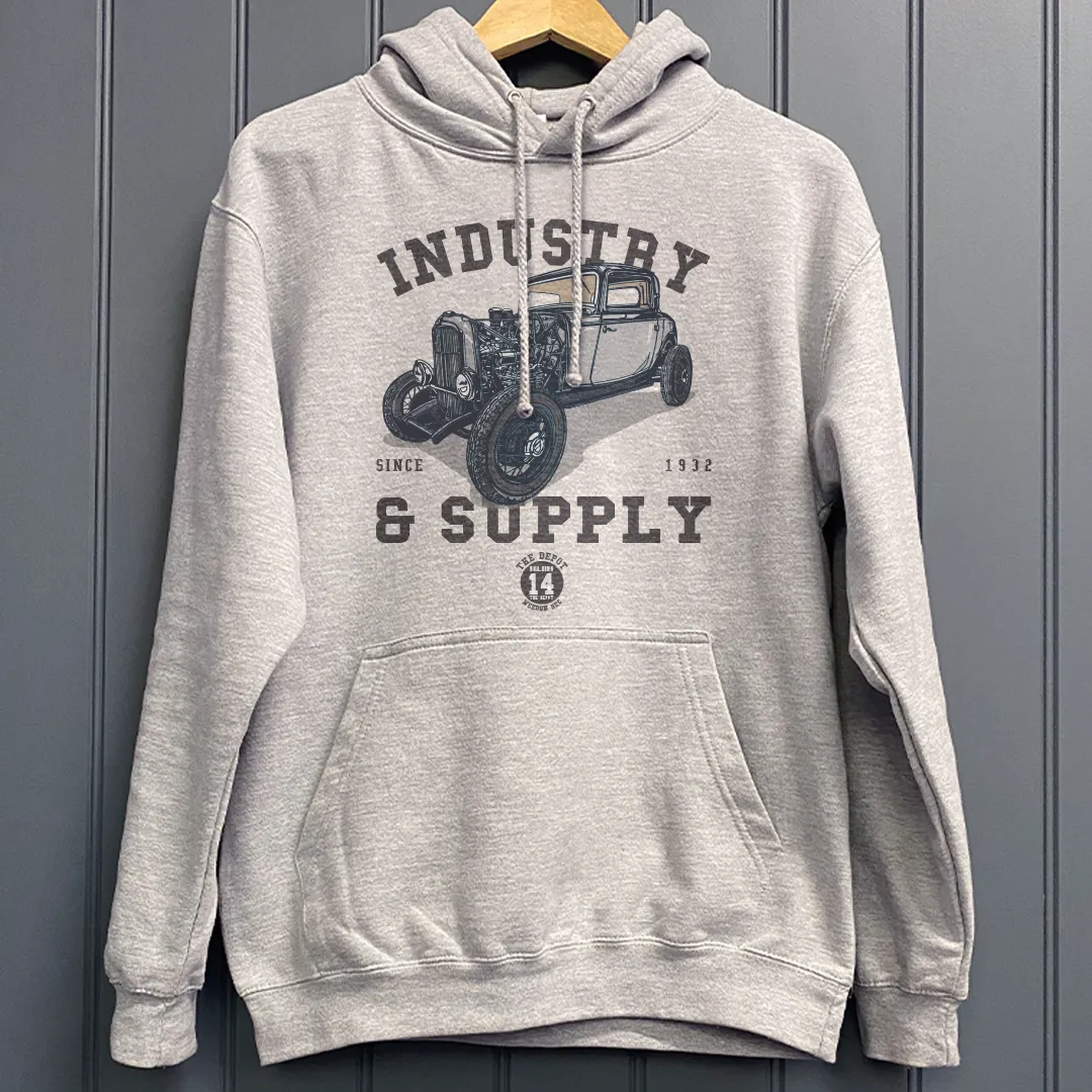 INDUSTRY & SUPPLY CAR HOODIE