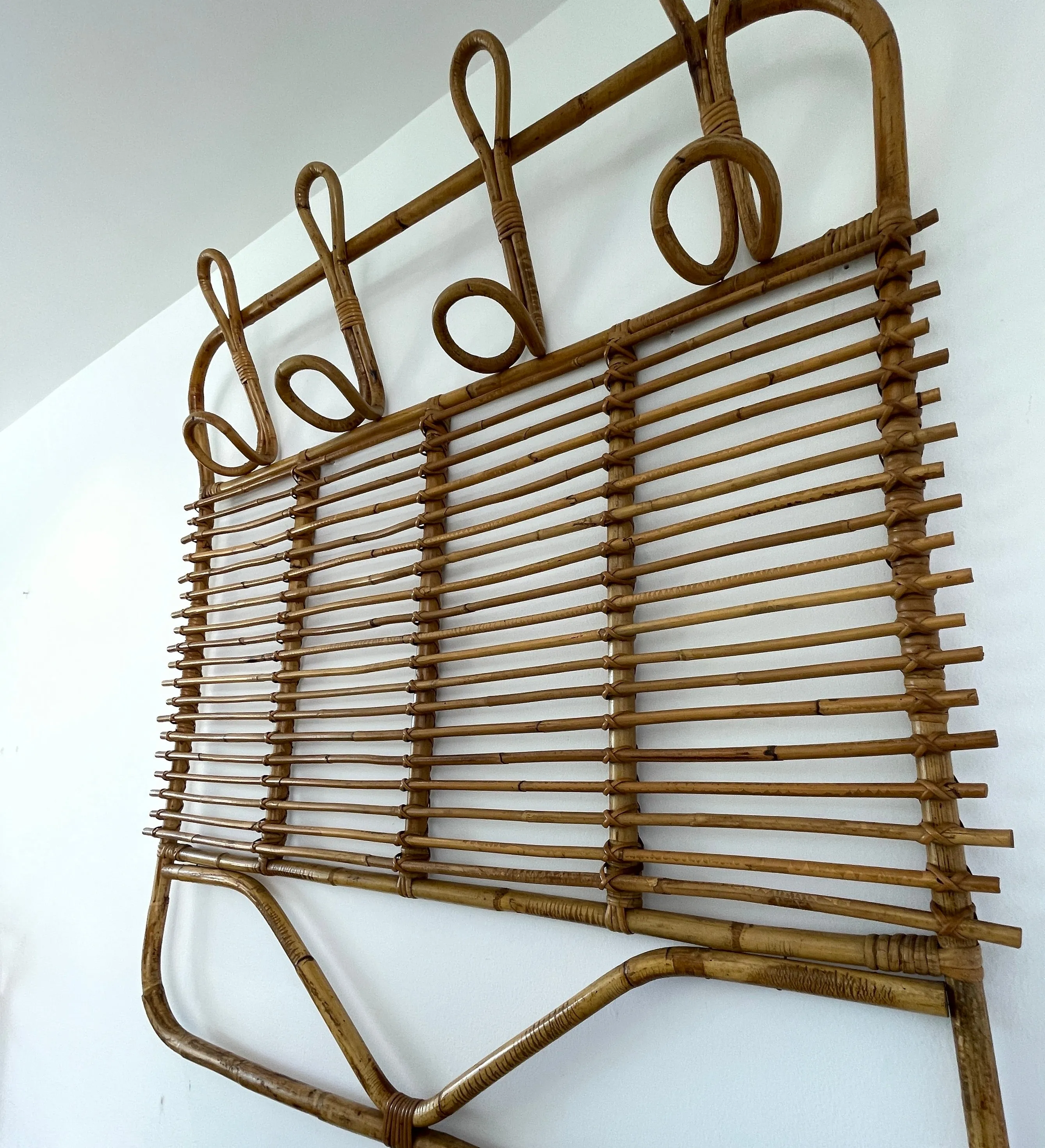 Italian Bamboo Coat Rack