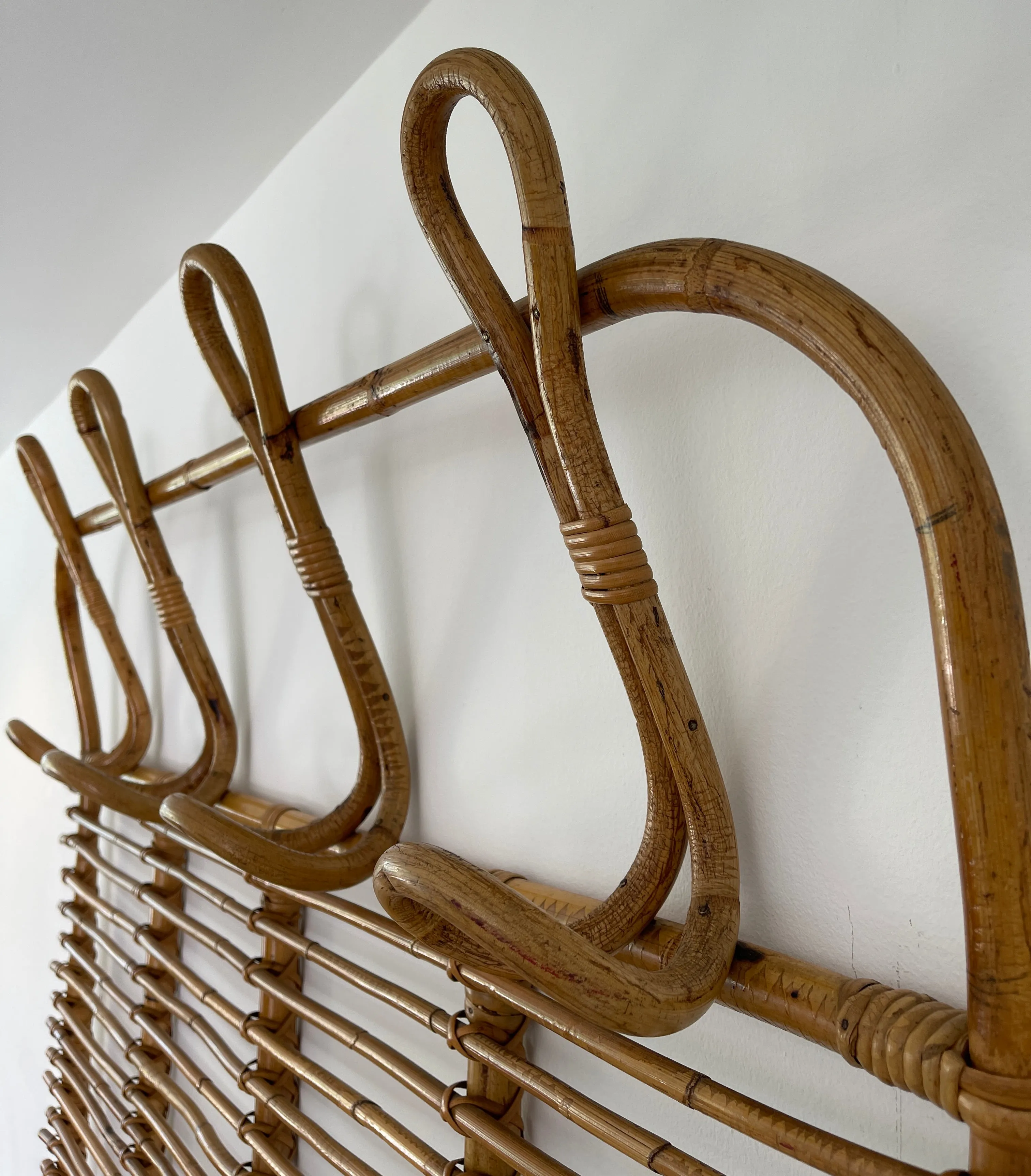 Italian Bamboo Coat Rack