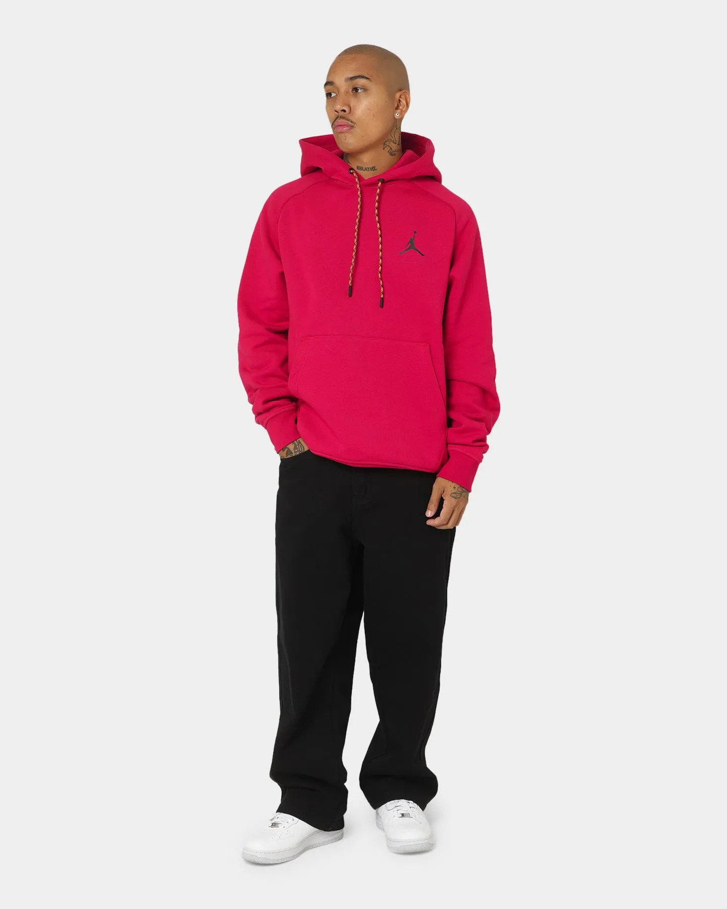 Jordan Jumpman Fleece Pull Over Hoodie Mystic Hibiscus