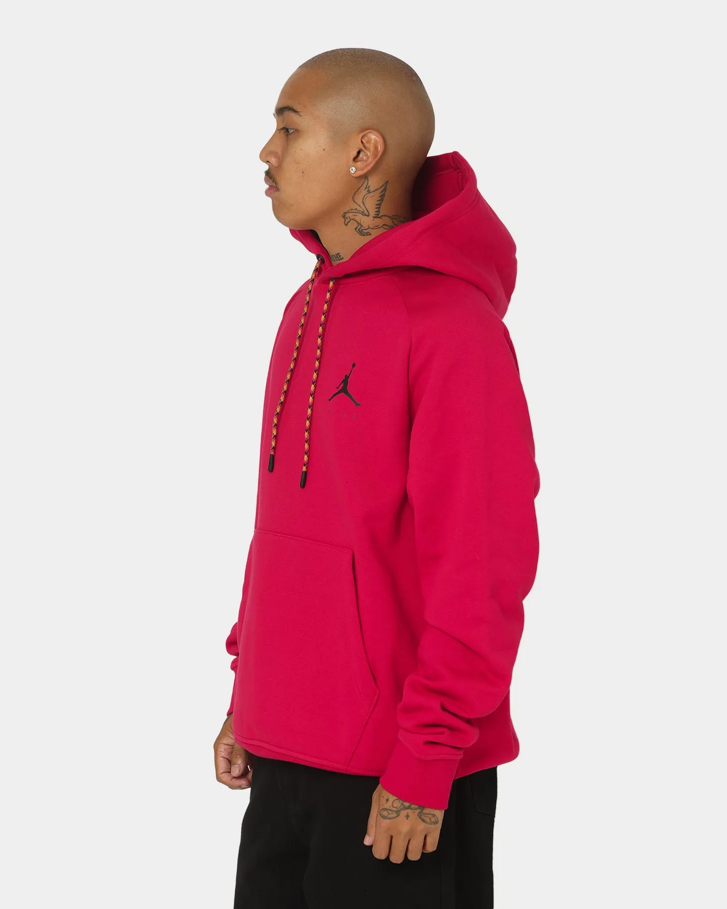 Jordan Jumpman Fleece Pull Over Hoodie Mystic Hibiscus