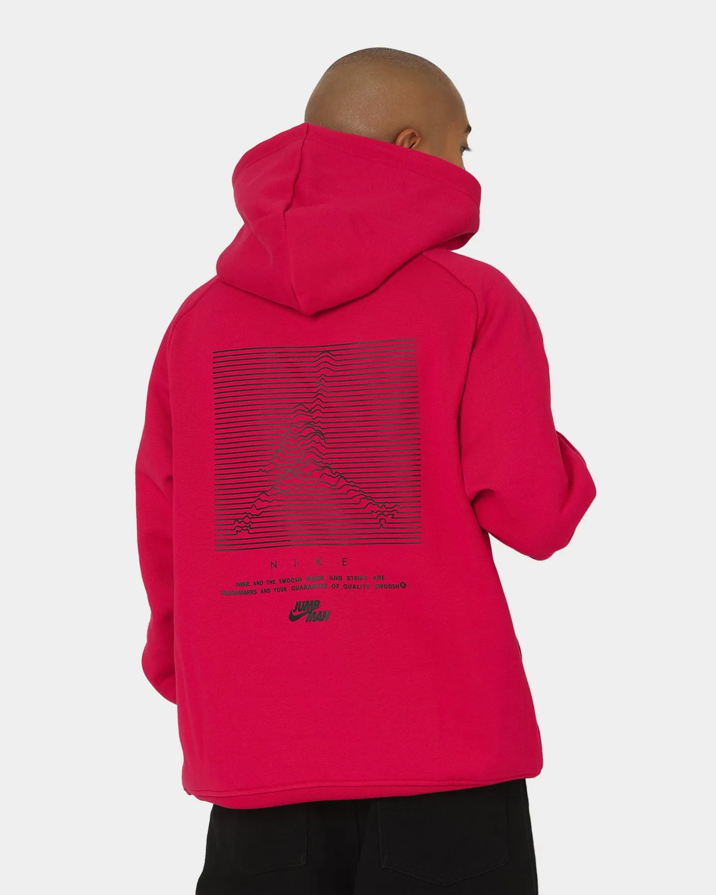 Jordan Jumpman Fleece Pull Over Hoodie Mystic Hibiscus