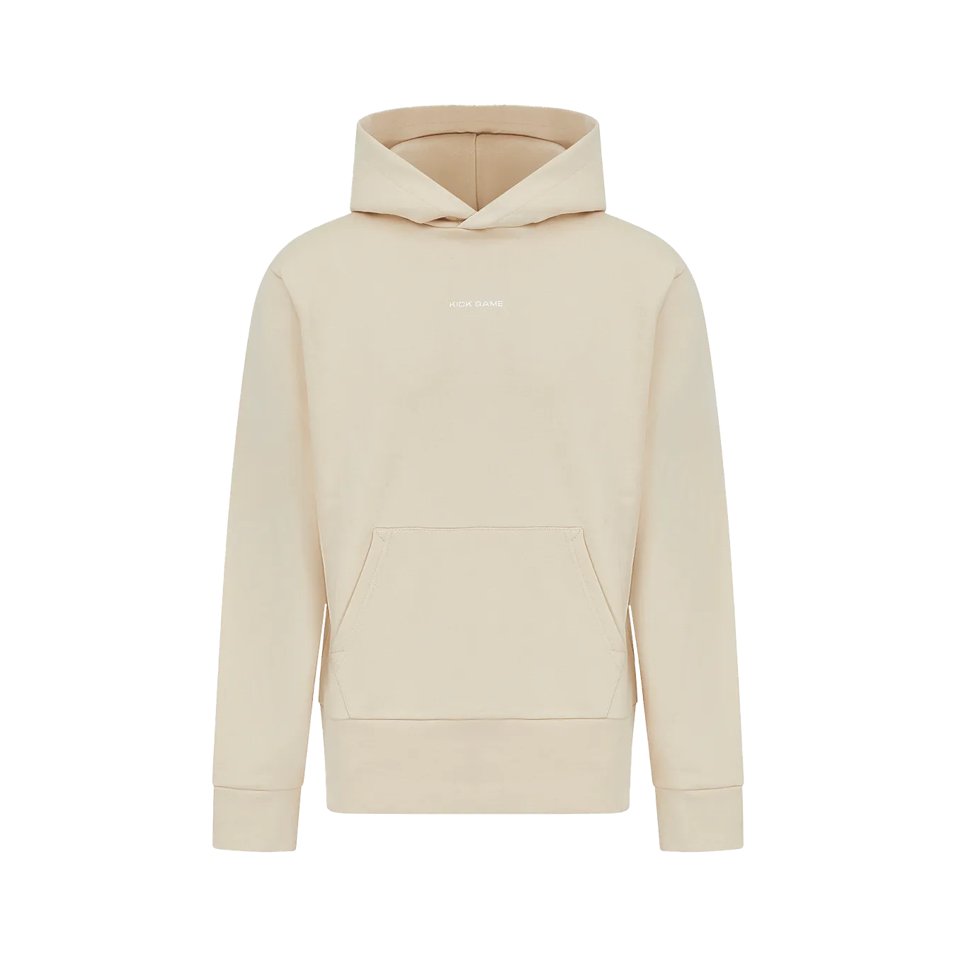 Kick Game Logo Hoodie 'Cream'