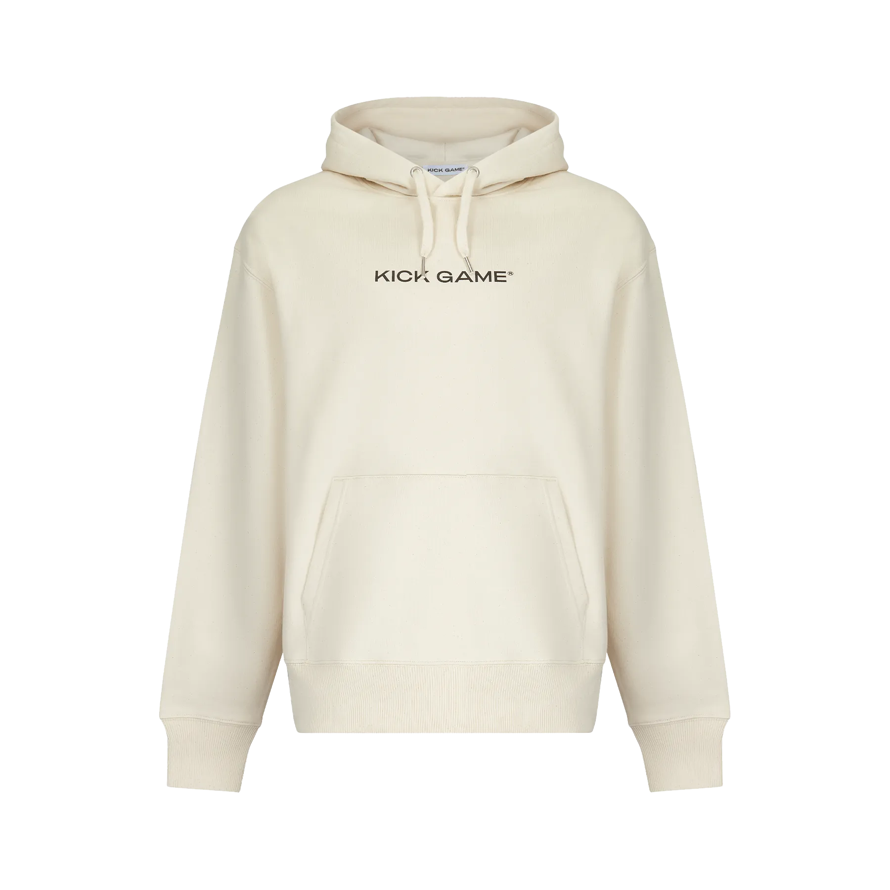 Kick Game Logo Hoodie 'Cream'