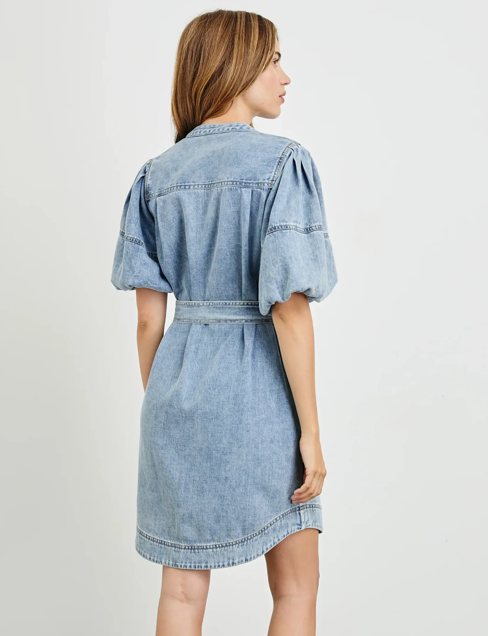 Kingsley Dress, Faded Indigo