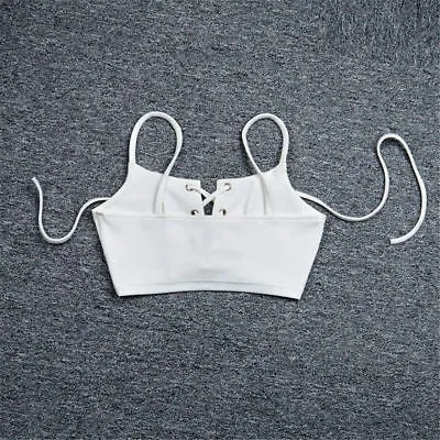 Lace up bralet crop top