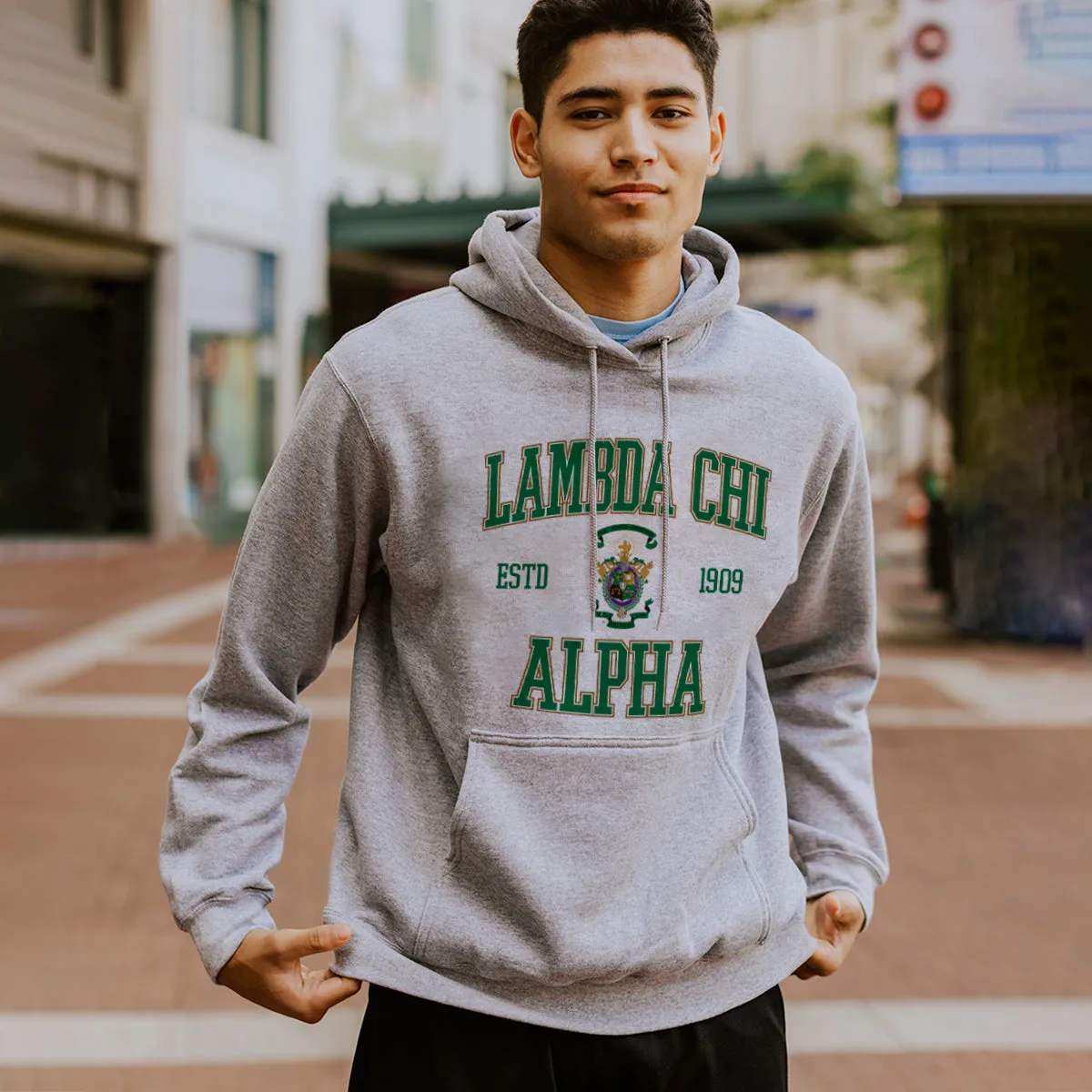 Lambda Chi Classic Crest Hoodie