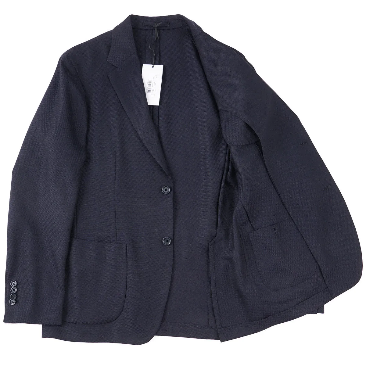 Lardini Soft-Constructed Wool Sport Coat