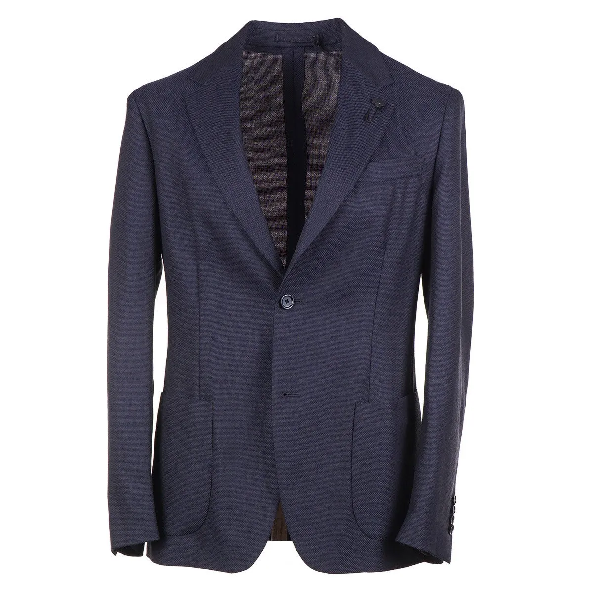 Lardini Soft-Constructed Wool Sport Coat