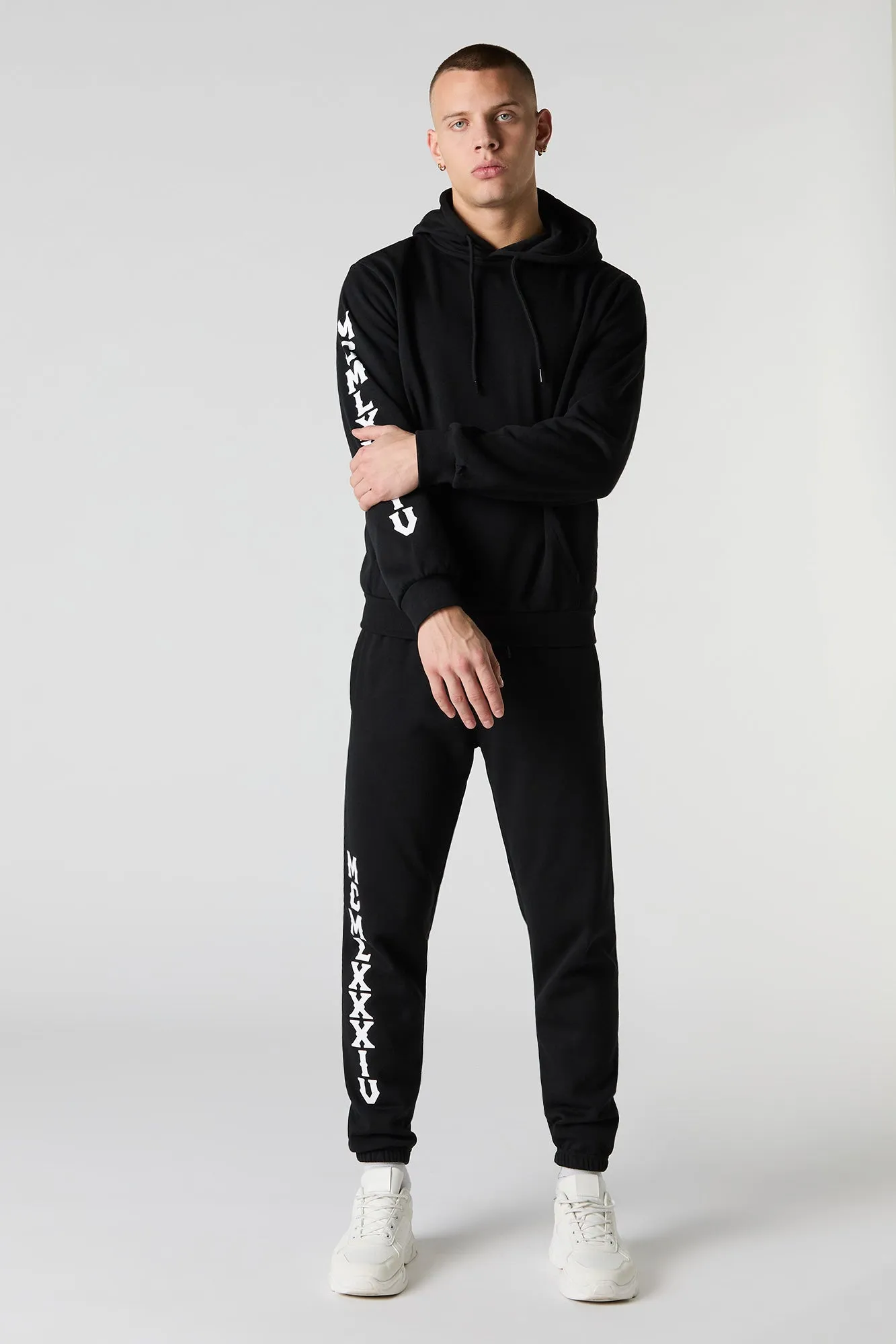 Leg Graphic Fleece Jogger