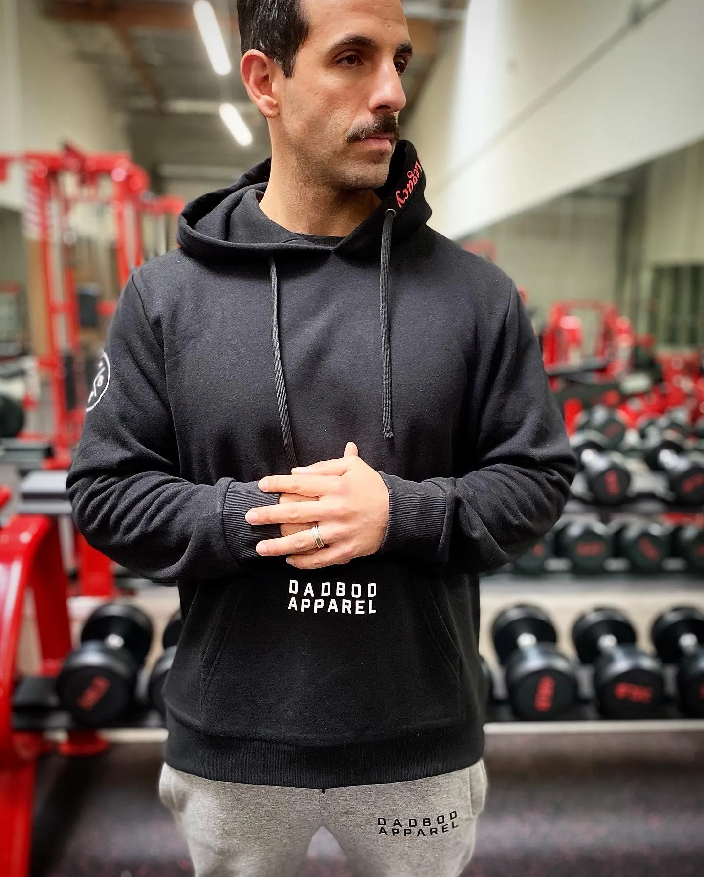 Legacy Pull Over Hoodie (BLACK)