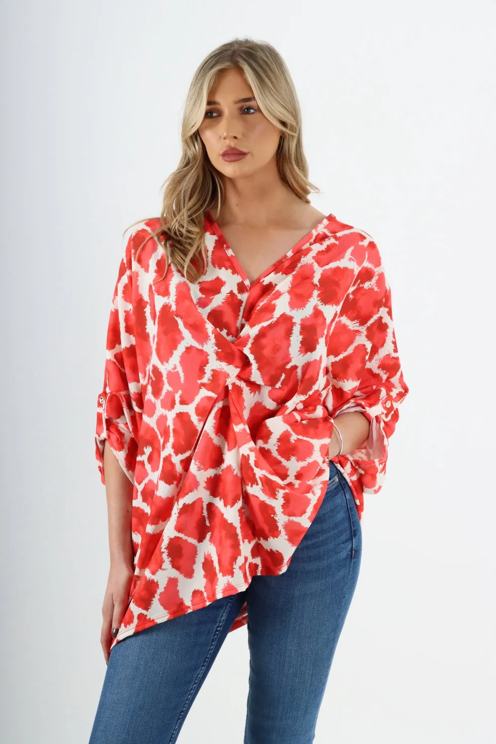 Made In Italy Animal Print Ladies Top