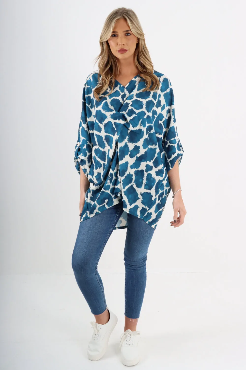 Made In Italy Animal Print Ladies Top