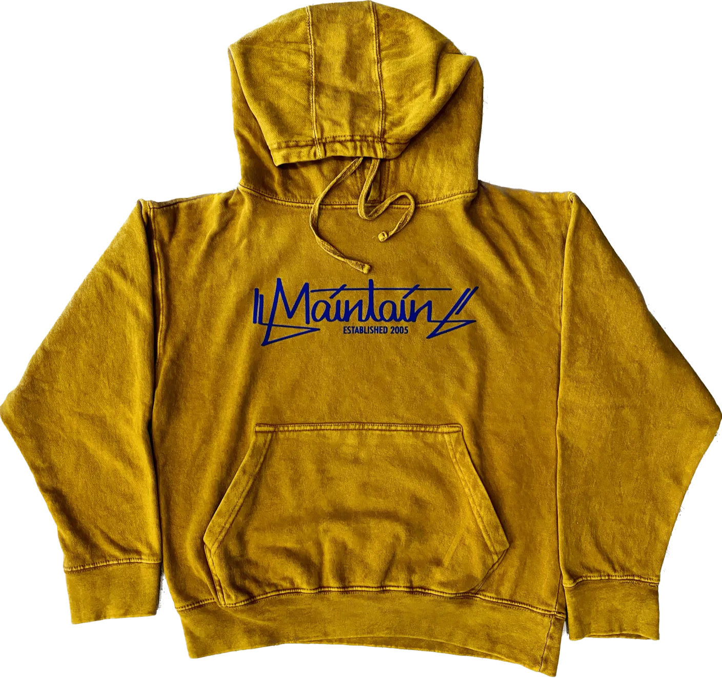 Maintain Rep Mustard Wash Hoodie