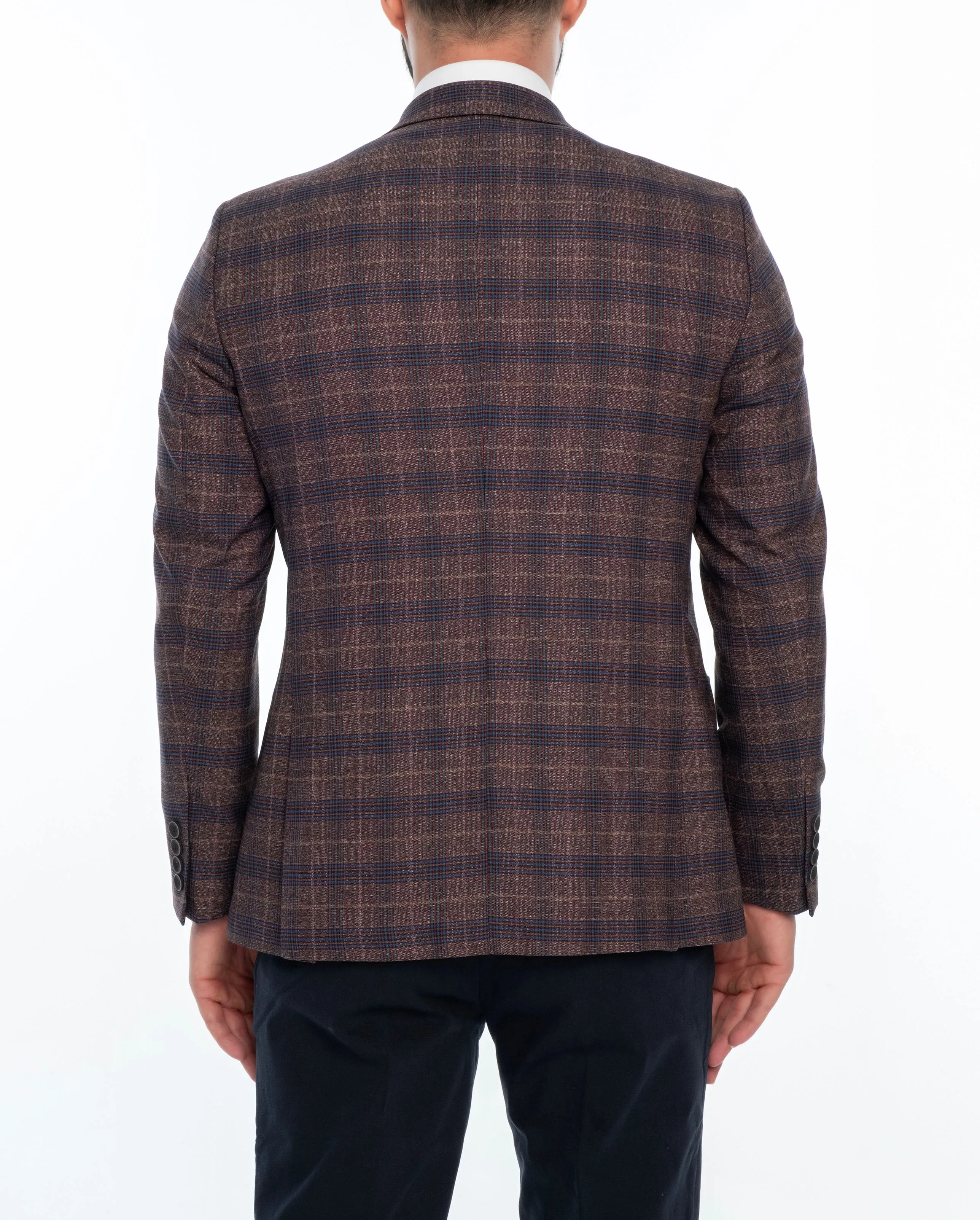 MCLENDON REGULAR FIT PLAID SPORT COAT