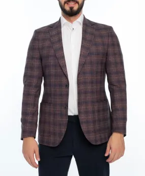 MCLENDON REGULAR FIT PLAID SPORT COAT