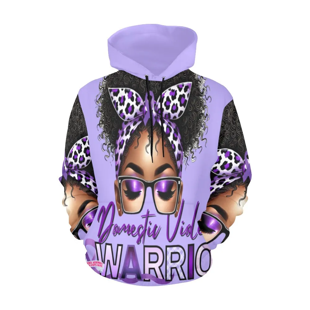 Men's Domestic Violence Warrior Hoodie -Light Purple