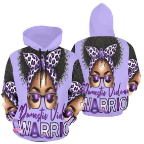 Men's Domestic Violence Warrior Hoodie -Light Purple