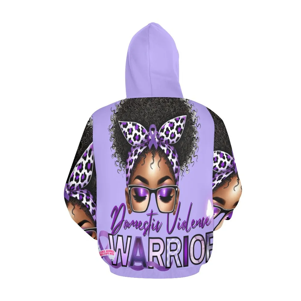 Men's Domestic Violence Warrior Hoodie -Light Purple