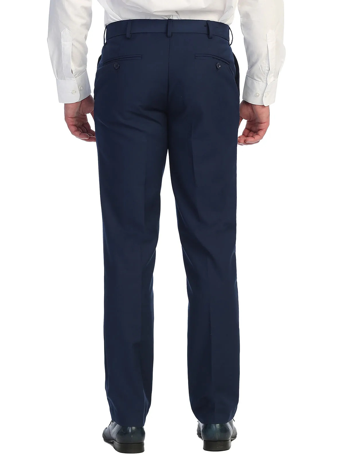 Men's Expandable Waist Dress Pants, Royal Blue