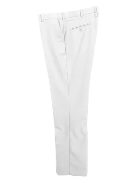 Men's Expandable Waist Dress Pants, White