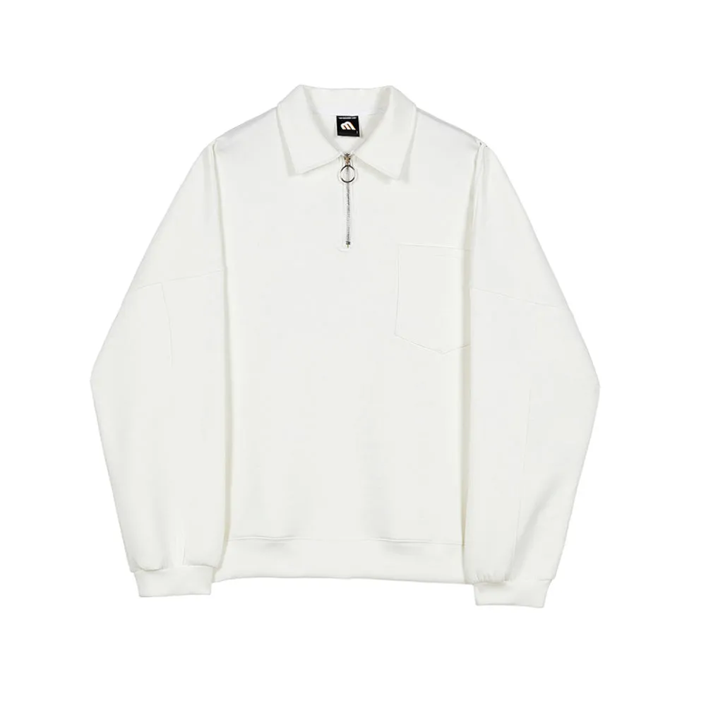 Men's Half-Zip Long-Sleeve Tide Top