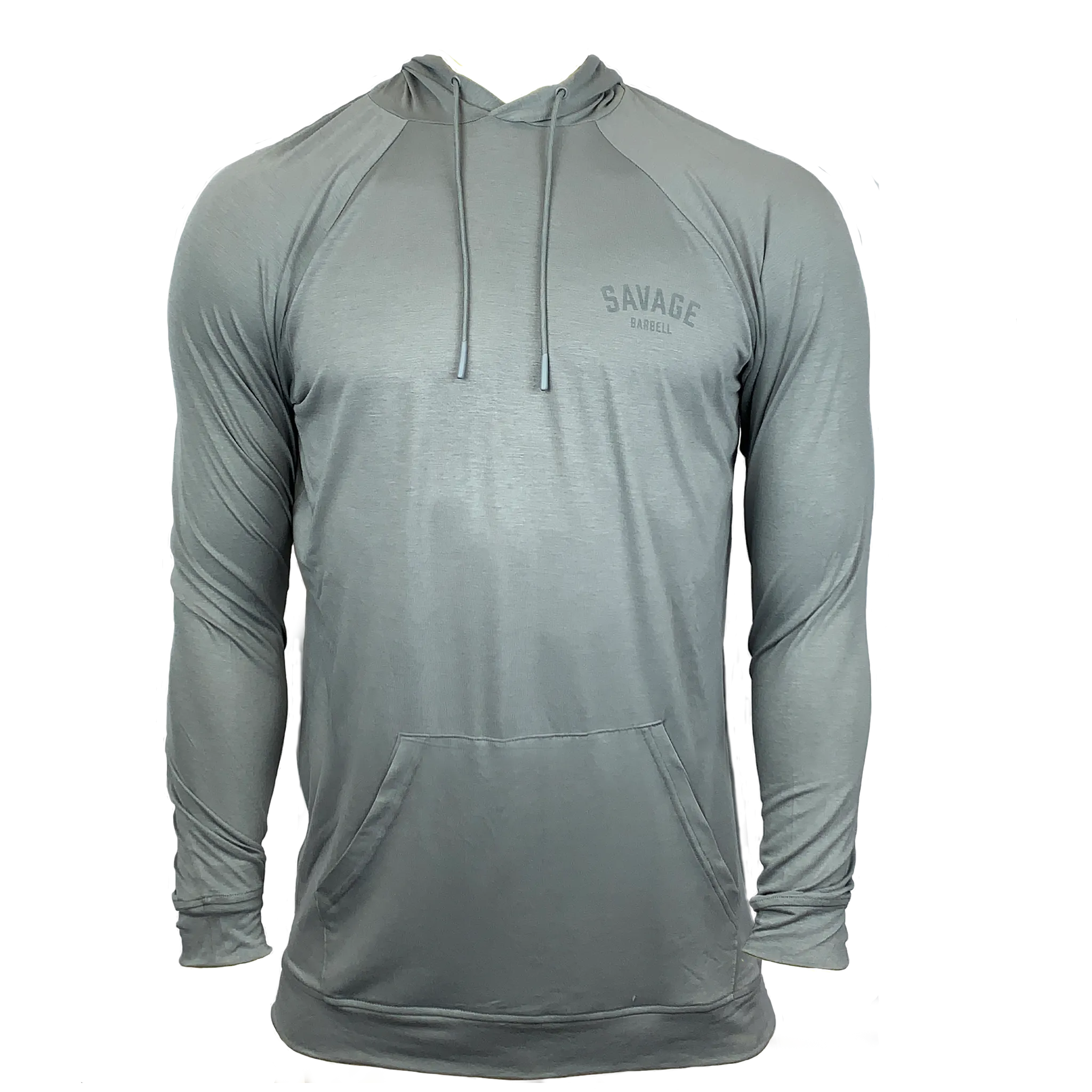 Men's Pull Over Tone Hoodie - Gray