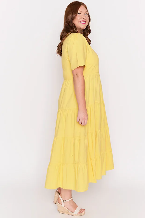 Mollie Yellow Dress