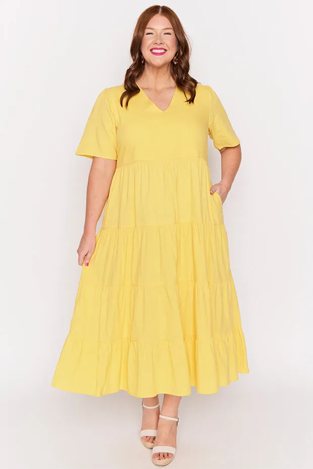 Mollie Yellow Dress