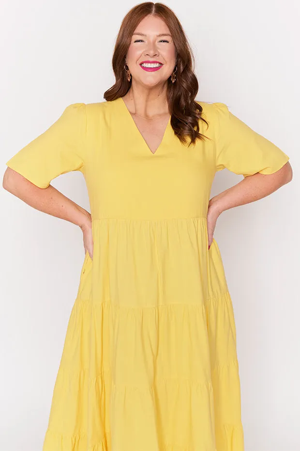 Mollie Yellow Dress