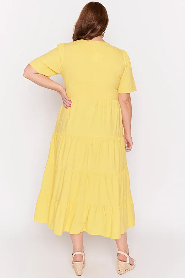 Mollie Yellow Dress