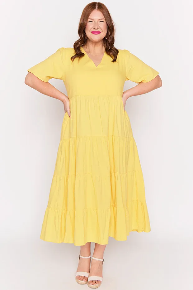 Mollie Yellow Dress